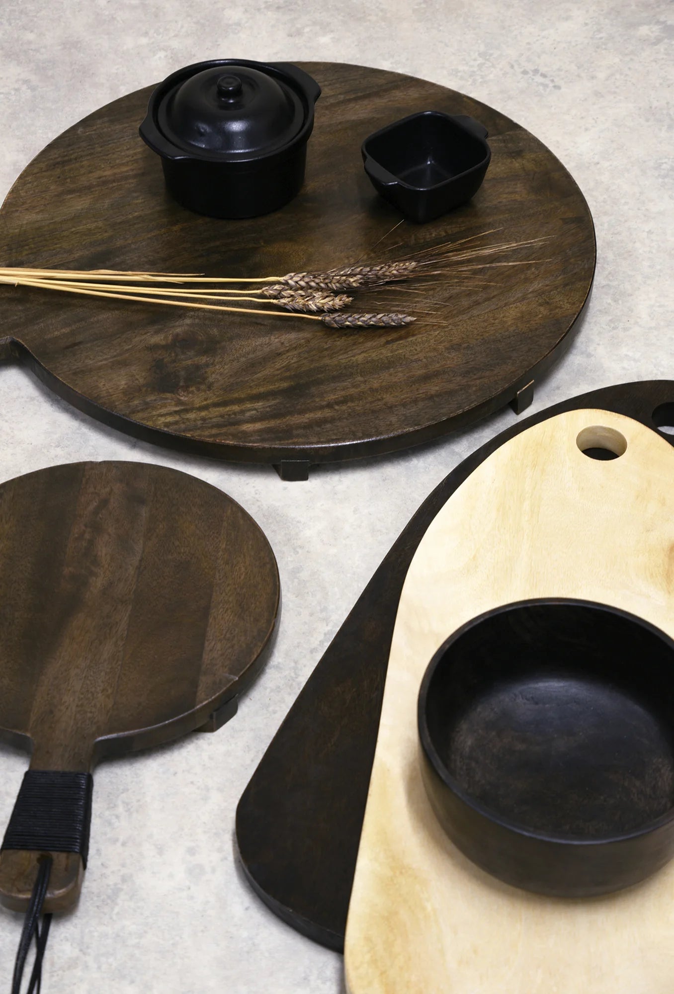 Bale Chopping Board Dark Brown