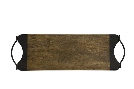 Rectangular Board with Metal Handles