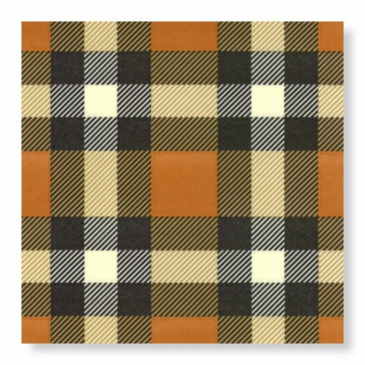 Manor Road Classic Plaid Dinner Napkins