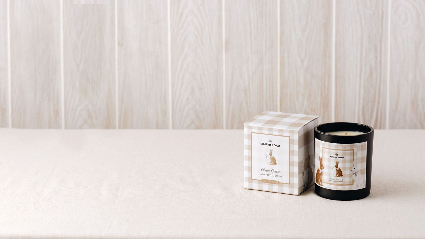 Manor Road Clean Cotton Candle
