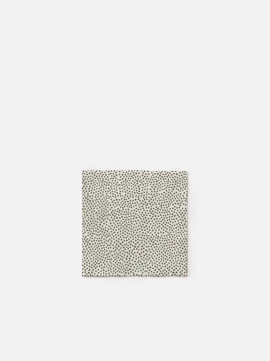 Citta Pois White Olive Dinner Napkins