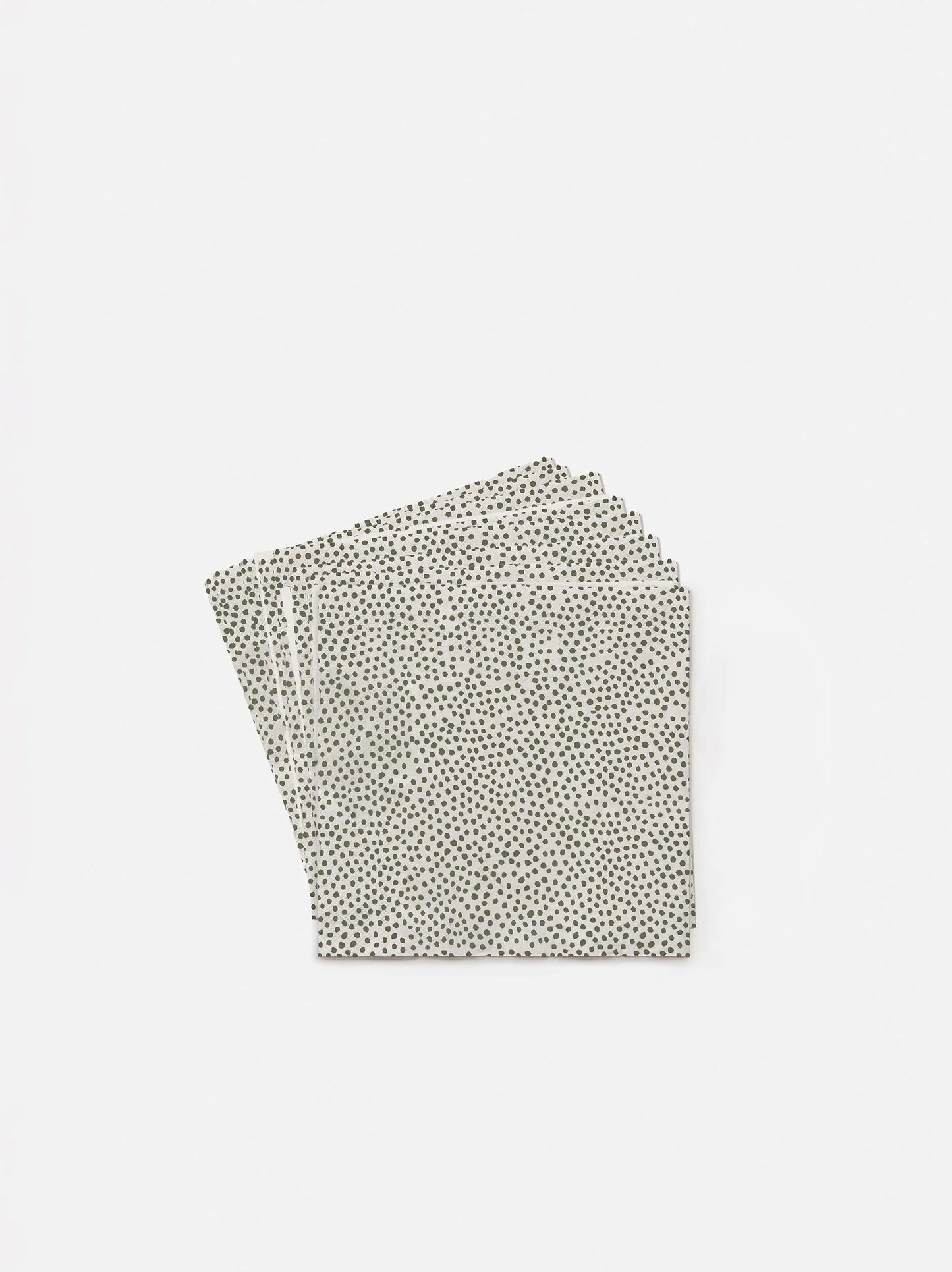 Citta Pois White Olive Dinner Napkins