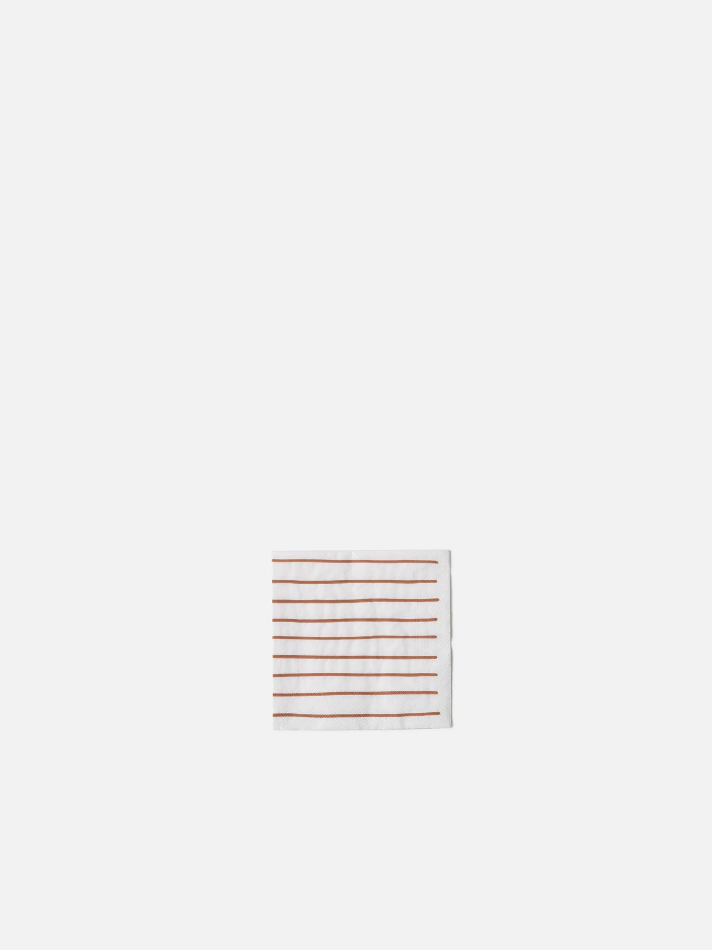 Citta Stripe White Brick Cocktail Napkins