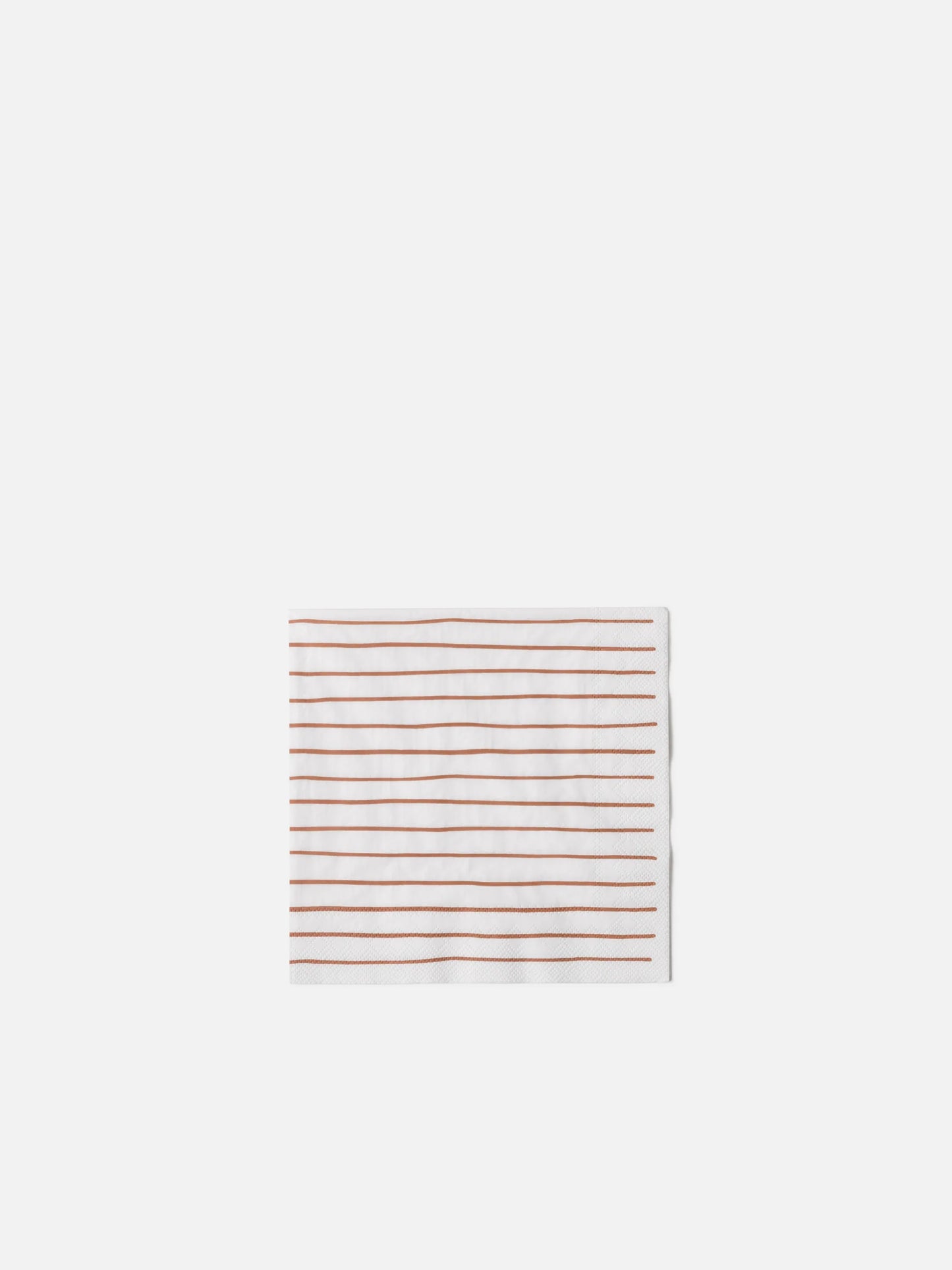 Citta Stripe White Brick Dinner Napkins