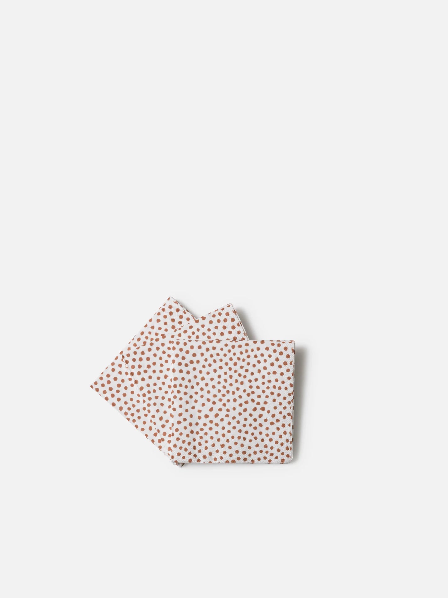 Citta Pois White Brick Cocktail Napkins