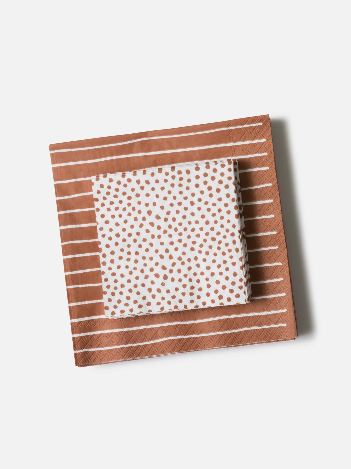 Citta Pois White Brick Cocktail Napkins