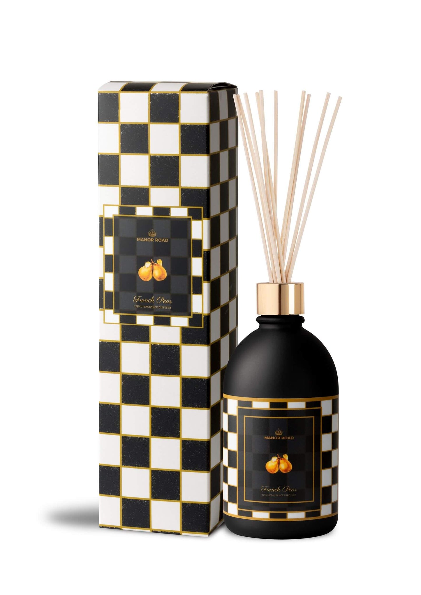 Manor Road French Pear Check Diffuser