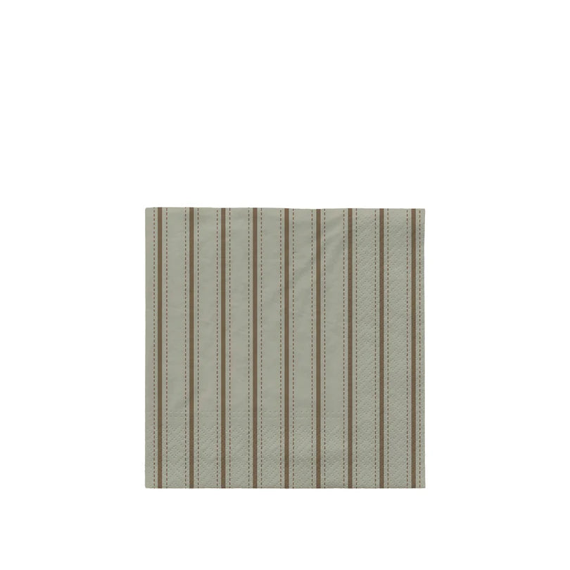 Broste Copenhagen Dolly Desert Sage Dark Green Luncheon Napkins