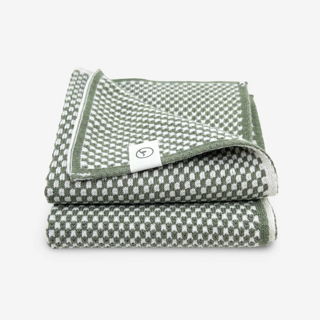 Ecovask Elements Dishcloth 2pk Matcha