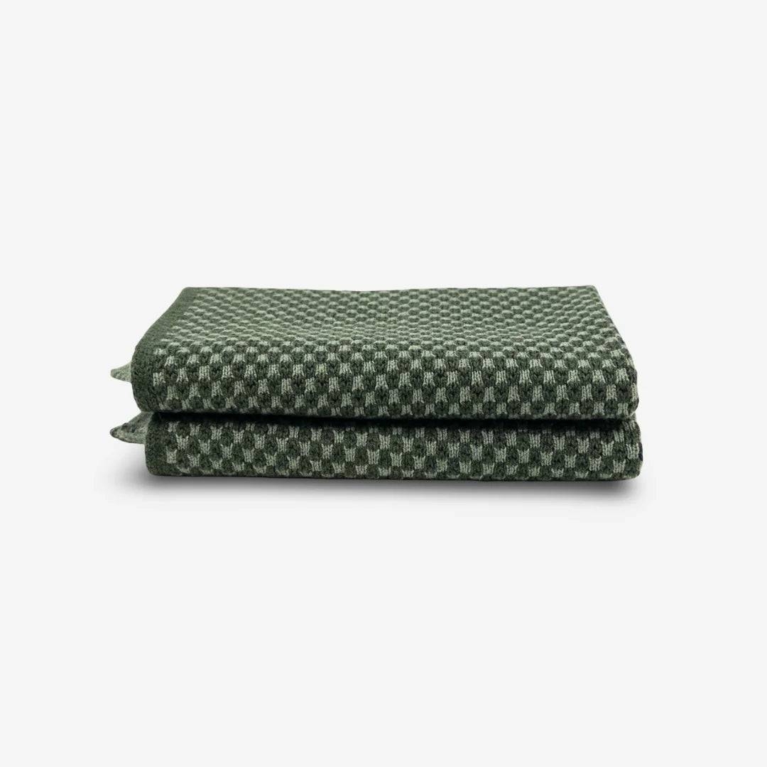 Ecovask Elements Dishcloth 2pk Fern