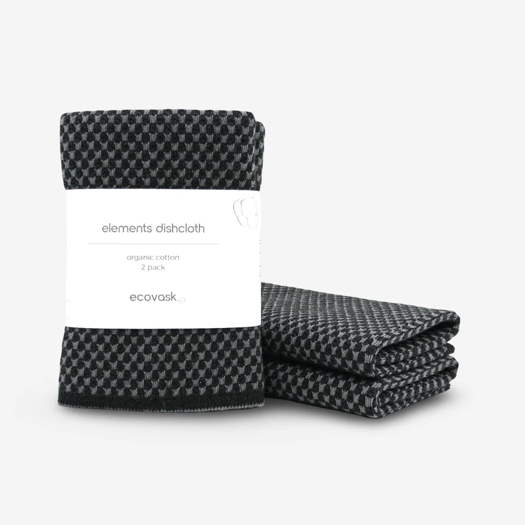 Ecovask Elements Dishcloth 2pk Piha Sands