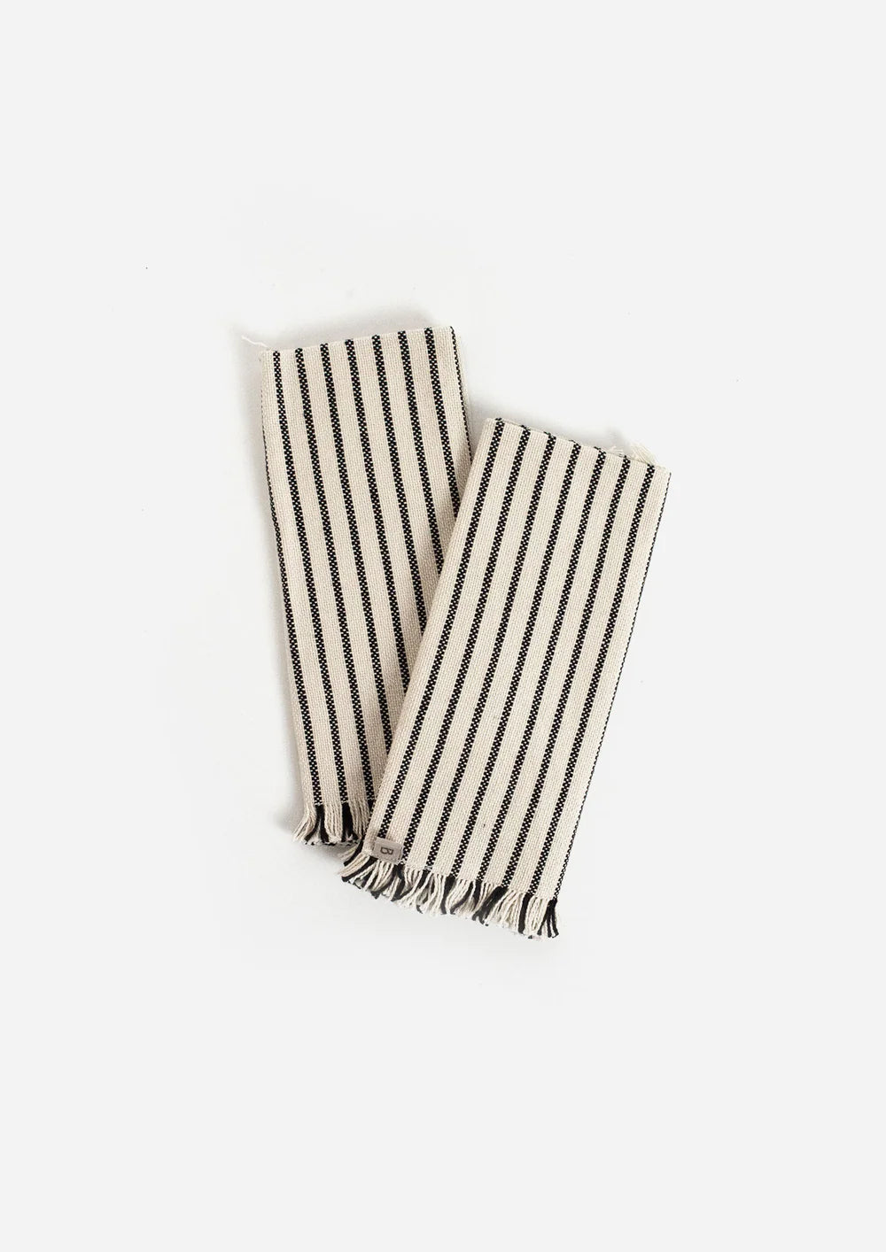 Broste Copenhagen Elouise Placemats Off White/Black set/2