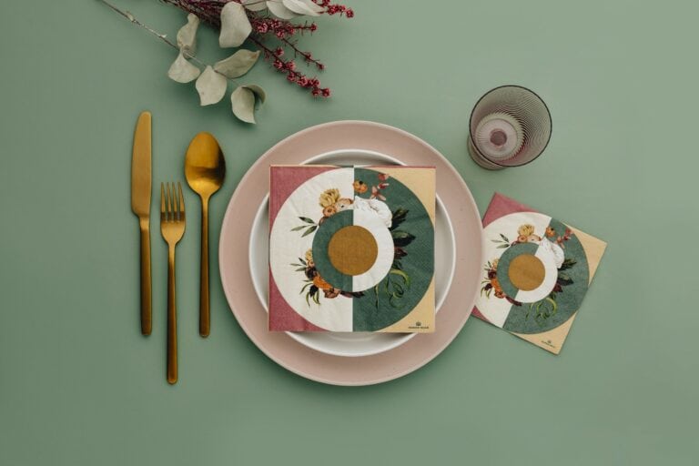 Manor Road Flora Cocktail Napkins