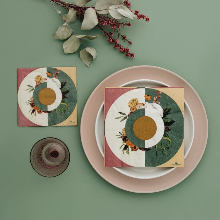 Manor Road Flora Luncheon Napkins