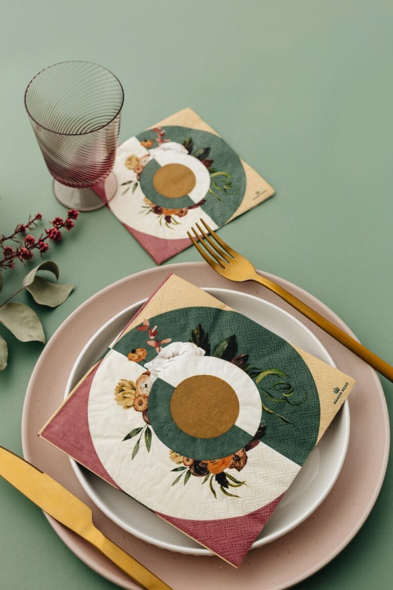 Manor Road Flora Cocktail Napkins