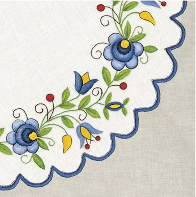 Folklore Embroidery Zukowski Luncheon Napkins