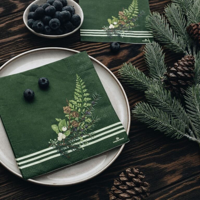 Manor Road Forest Forage Luncheon Napkins