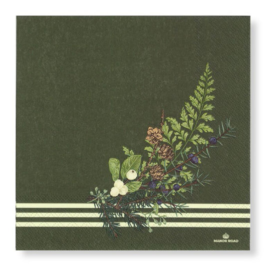 Manor Road Forest Forage Luncheon Napkins