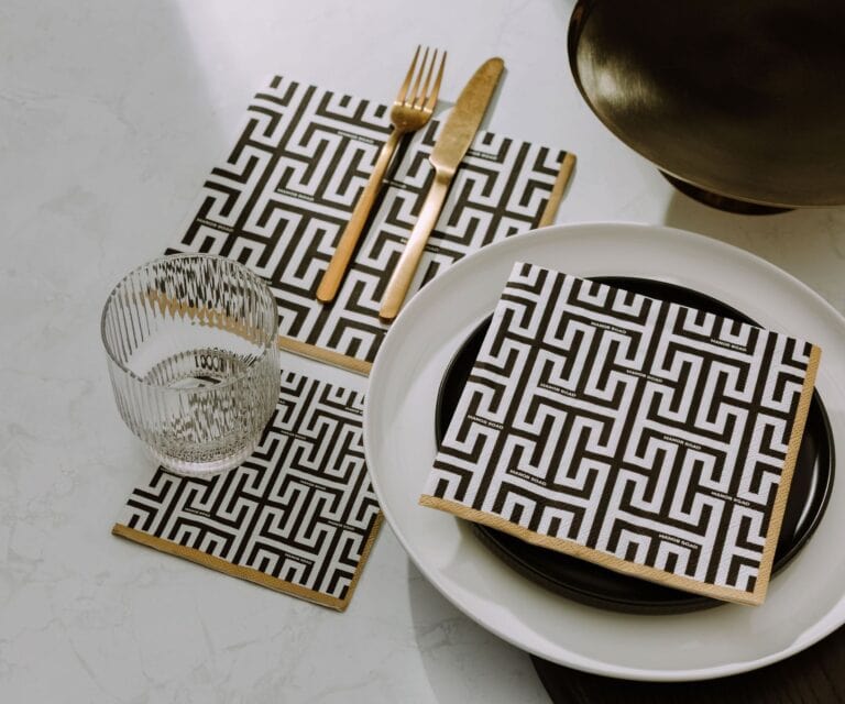 Manor Road Geolux Dinner Napkins