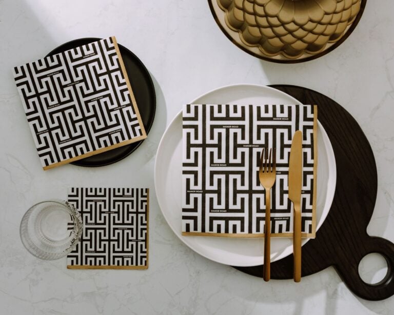 Manor Road Geolux Cocktail Napkins