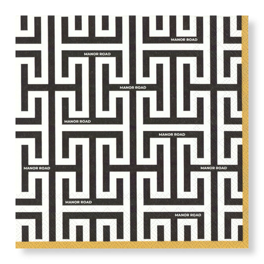 Manor Road Geolux Dinner Napkins