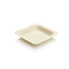 Green Bean Wooden Plate Square Small 50pk