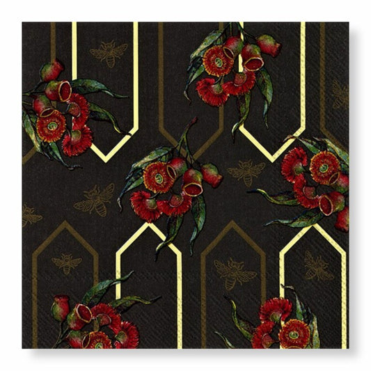 Manor Road Gumnut Wallpaper Cocktail Napkins