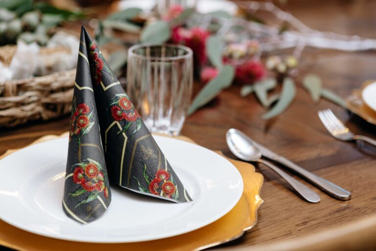 Manor Road Gumnut Wallpaper Cocktail Napkins