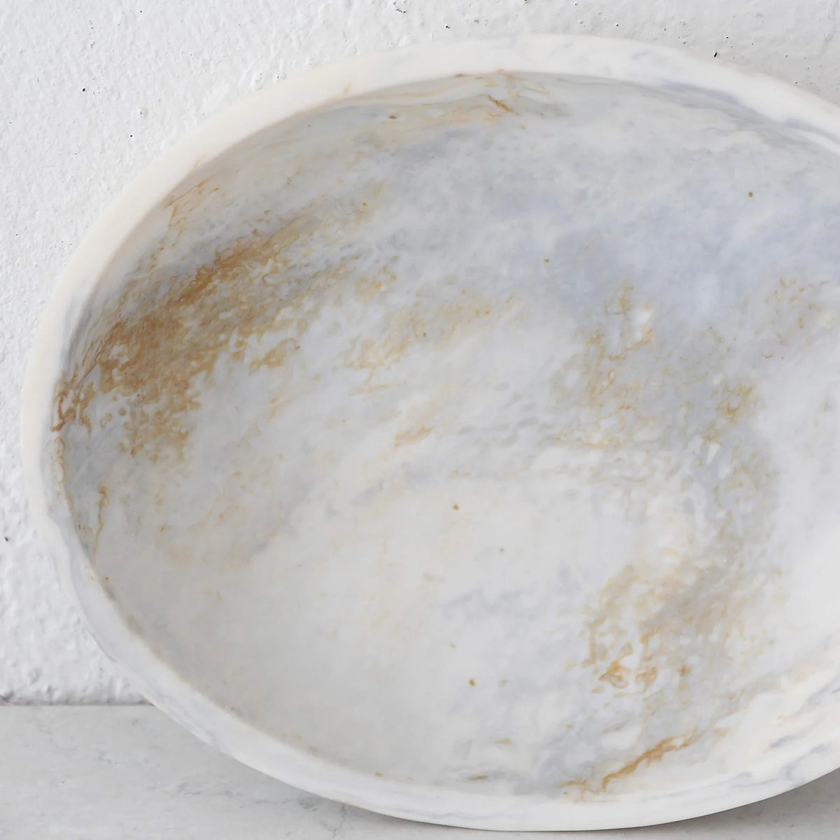 assemble Hadley Resin Pebble Bowl Steel