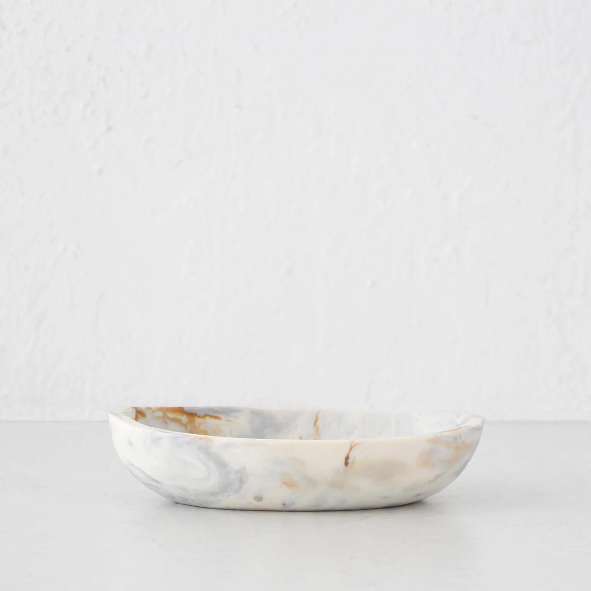 assemble Hadley Resin Pebble Bowl Steel