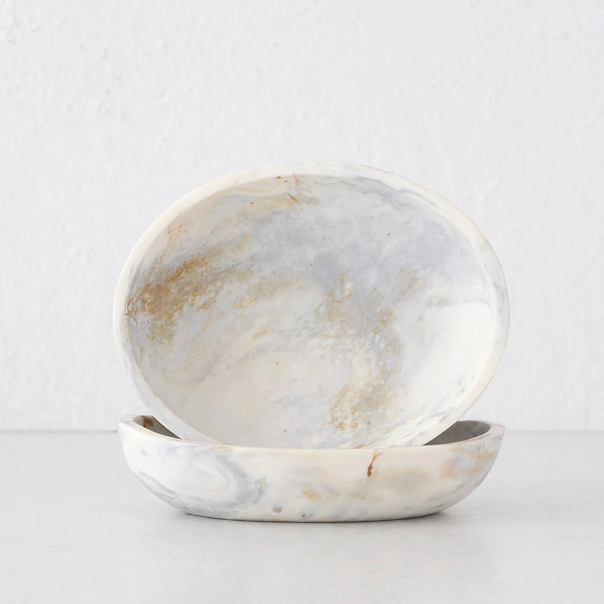 assemble Hadley Resin Pebble Bowl Steel