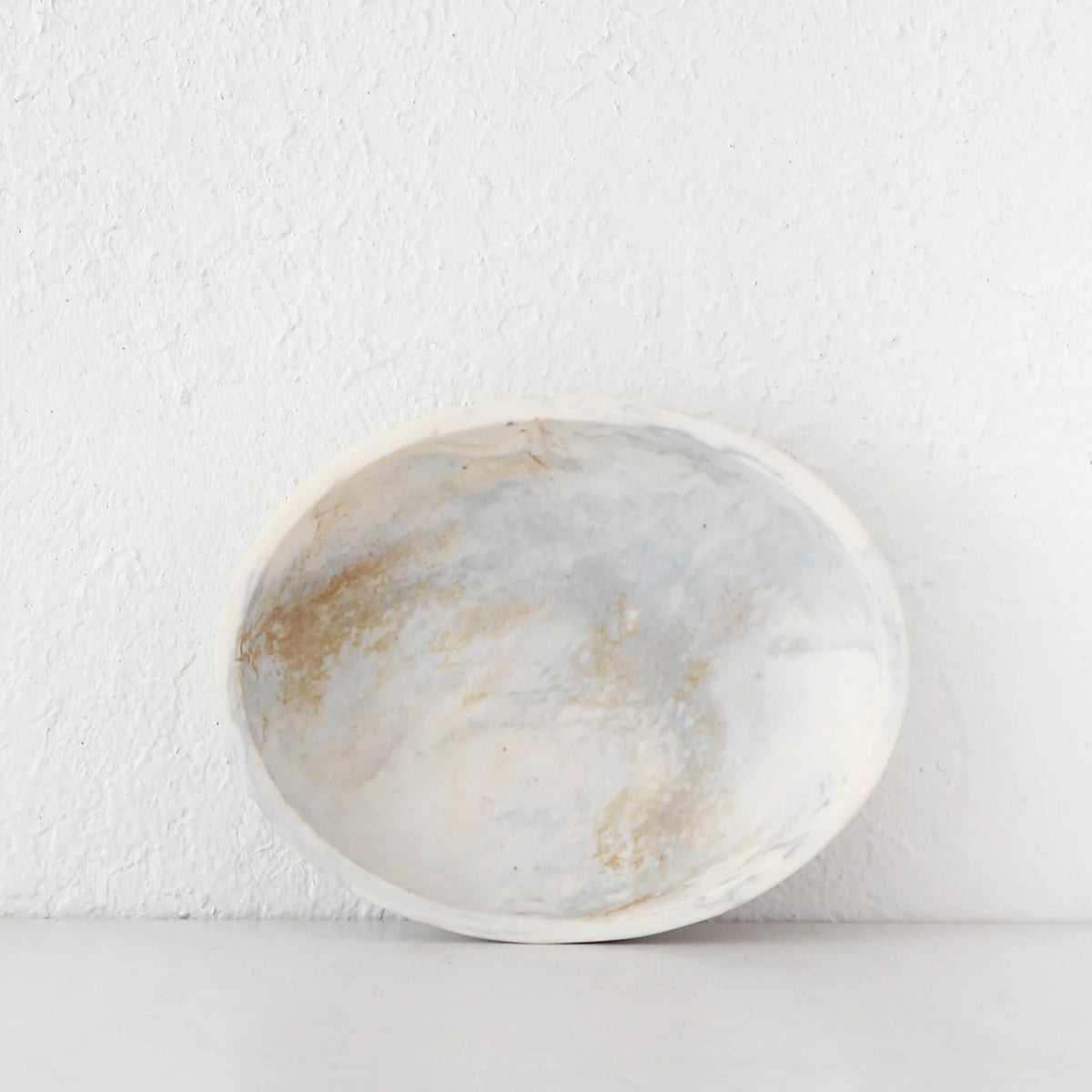 assemble Hadley Resin Pebble Bowl Steel