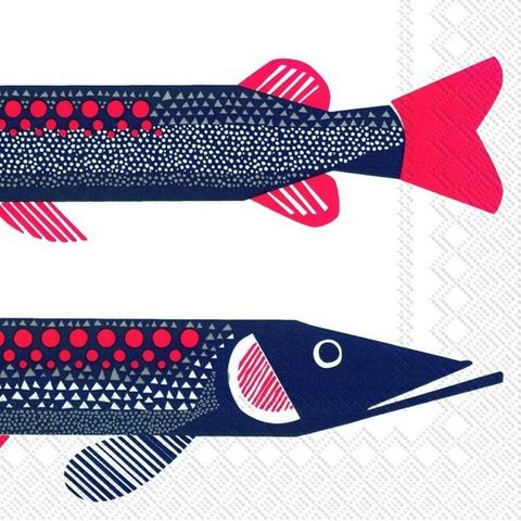 Marimekko Hauki Luncheon Napkins