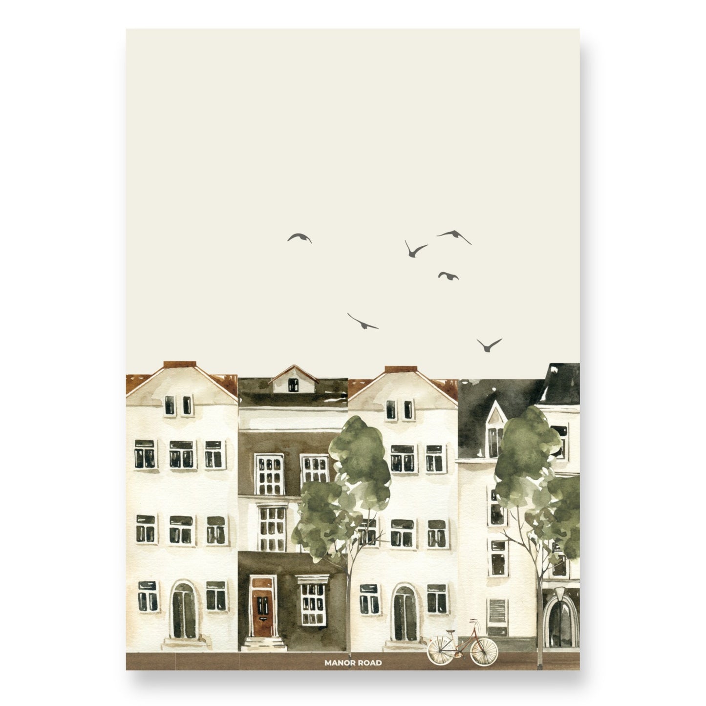 Manor Road City Life Greaseproof Paper