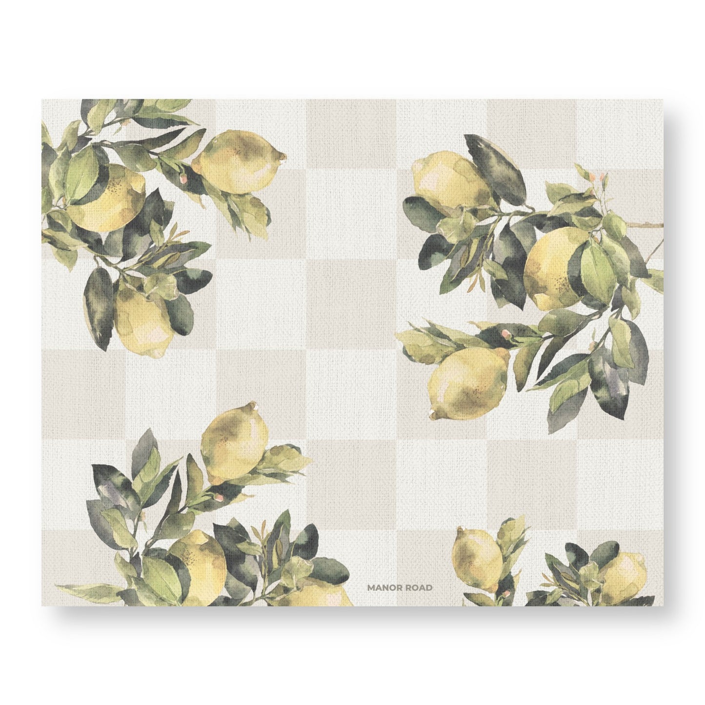 Manor Road Citrons Paper Placemat Pad