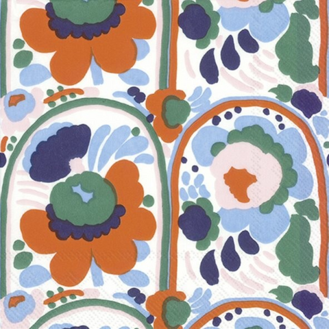 Marimekko Karuselli Orange Luncheon Napkins