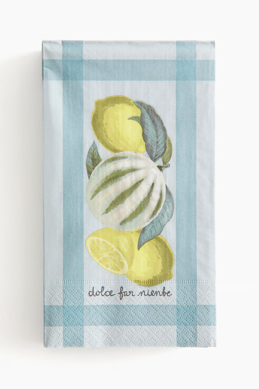 H&M Lemons Buffet Napkins