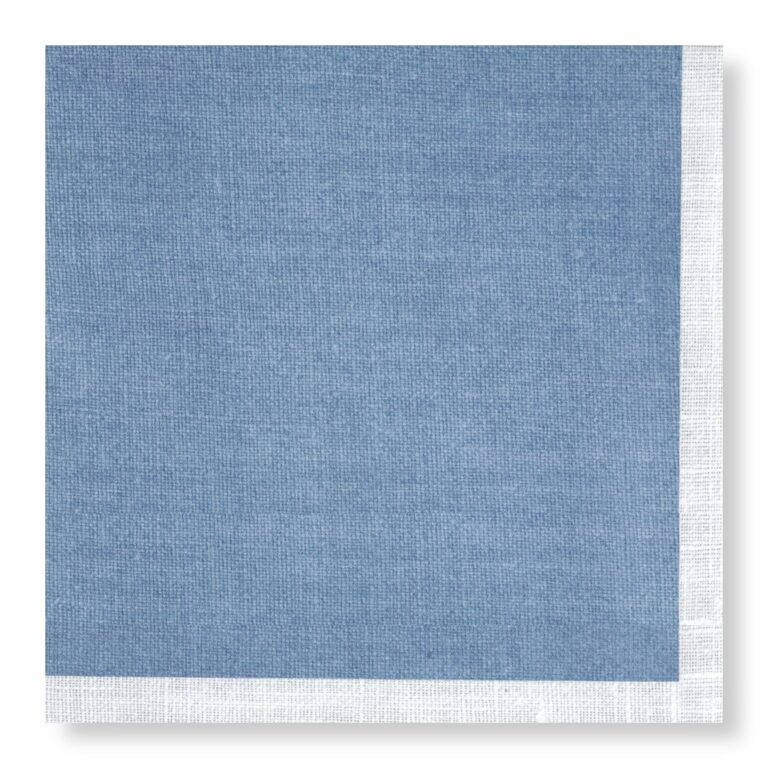 Manor Road Linen Blue Dinner Napkins
