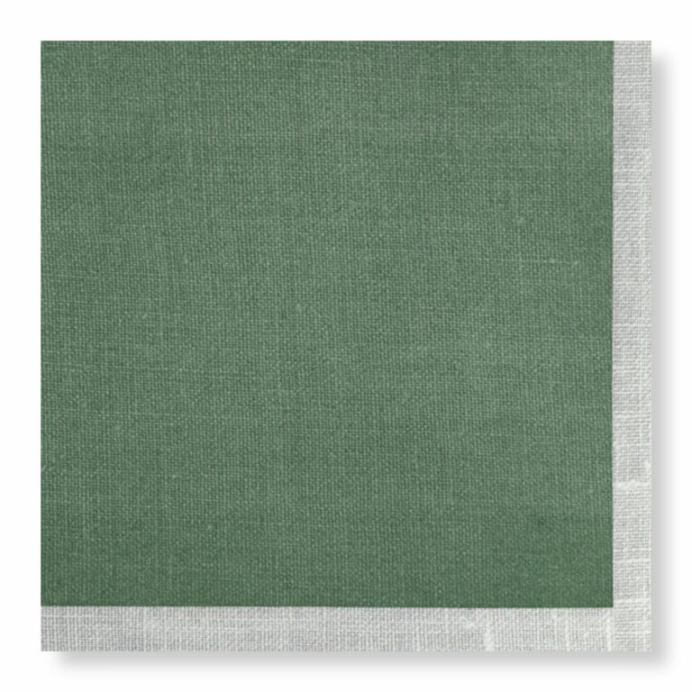 Manor Road Linen Green Dinner Napkins