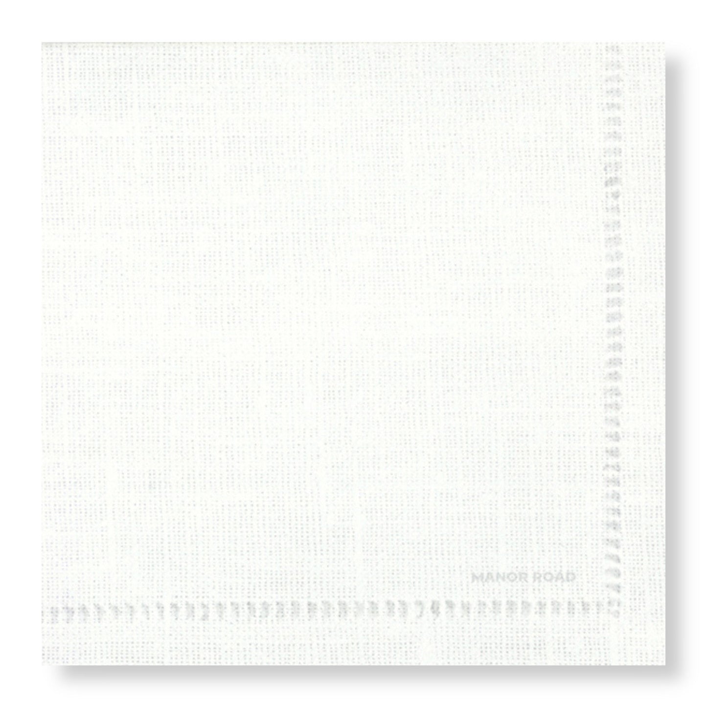 Manor Road Linen Hemstitch Natural Dinner Napkins
