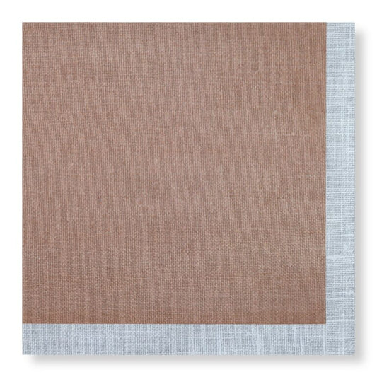 Manor Road Linen Mocha Mousse Dinner Napkins