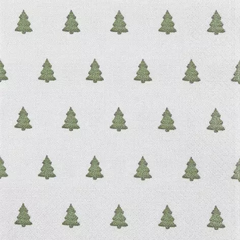 Linen Trees Green Luncheon Napkins