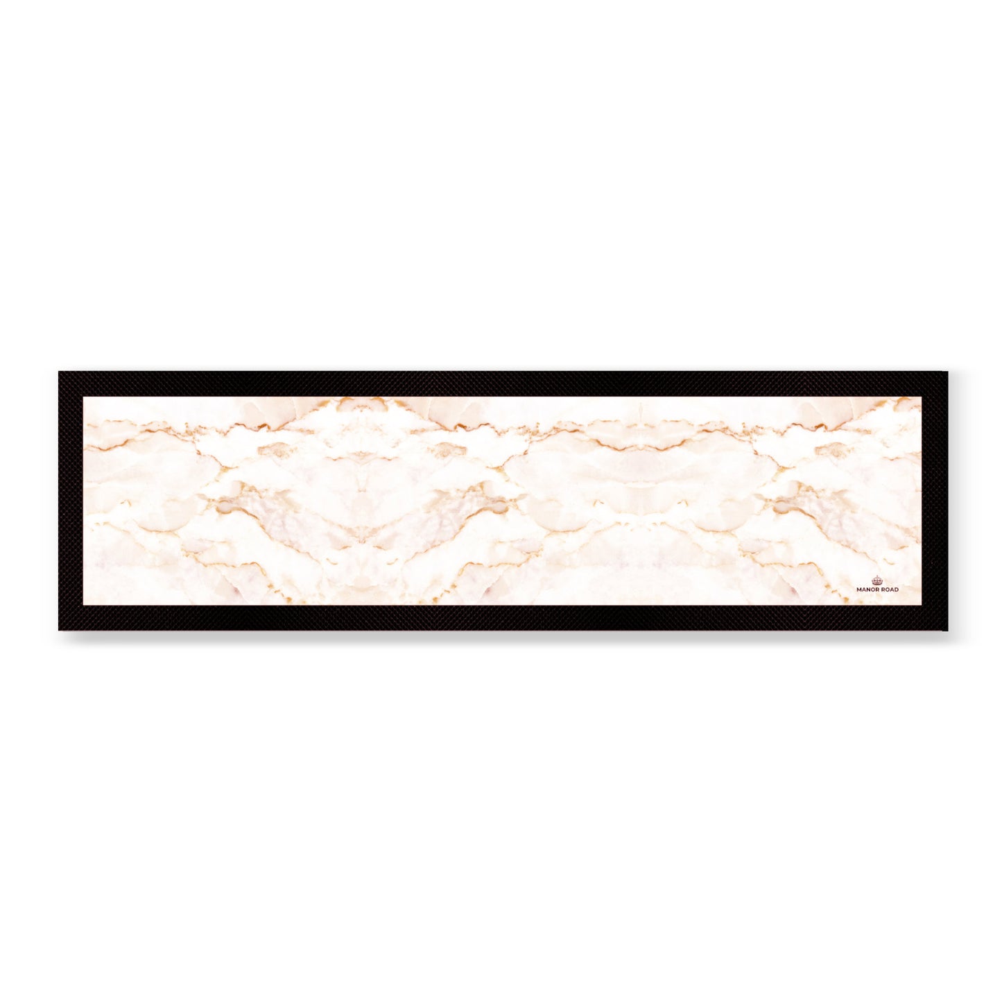 Manor Road Beige Marble Large Bar Mat