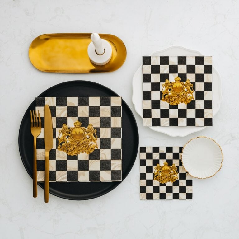 Manor Road Marble Royale Dinner Napkins