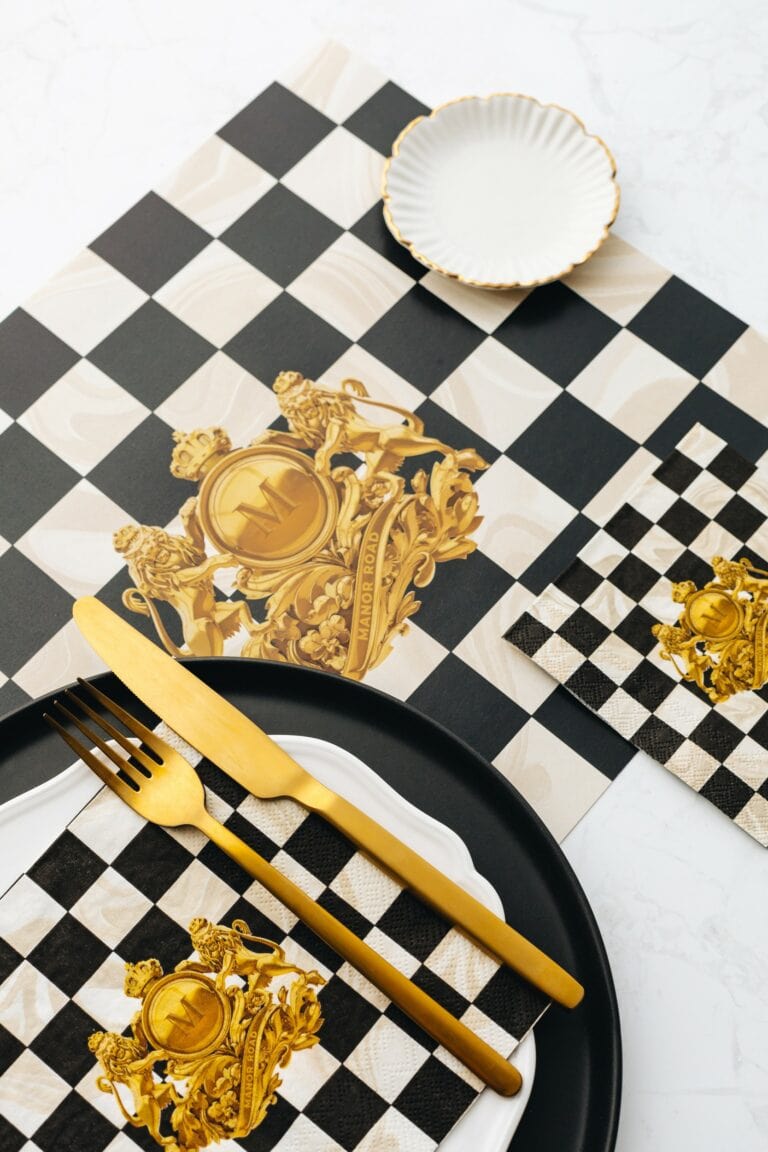 Manor Road Marble Royale Dinner Napkins