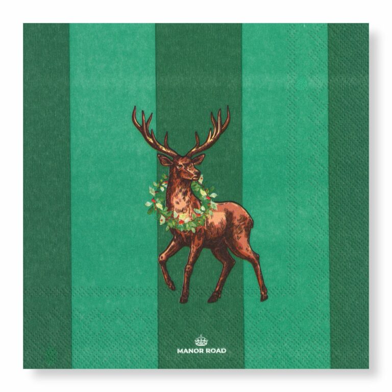 Manor Road Mr Stag Luncheon Napkins