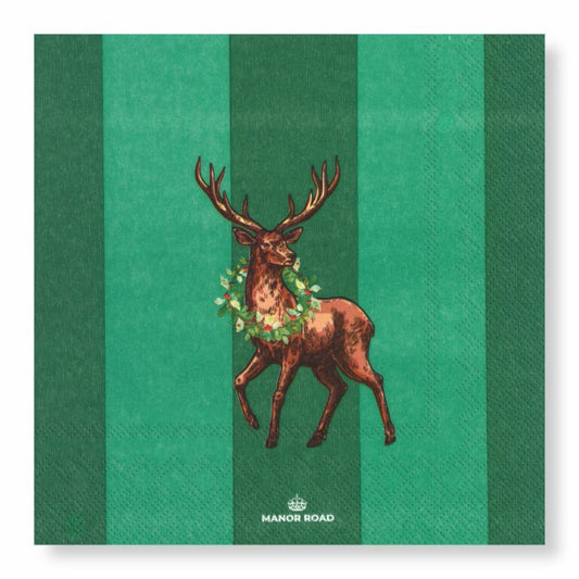 Manor Road Mr Stag Luncheon Napkins