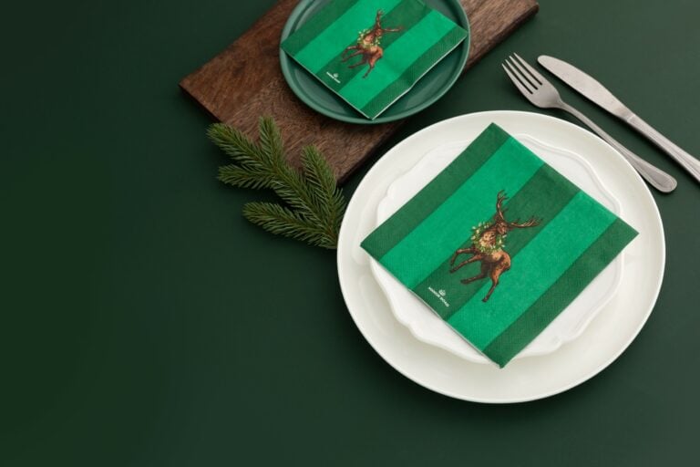 Manor Road Mr Stag Luncheon Napkins