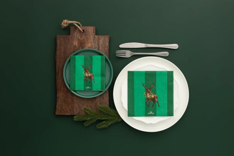 Manor Road Mr Stag Luncheon Napkins