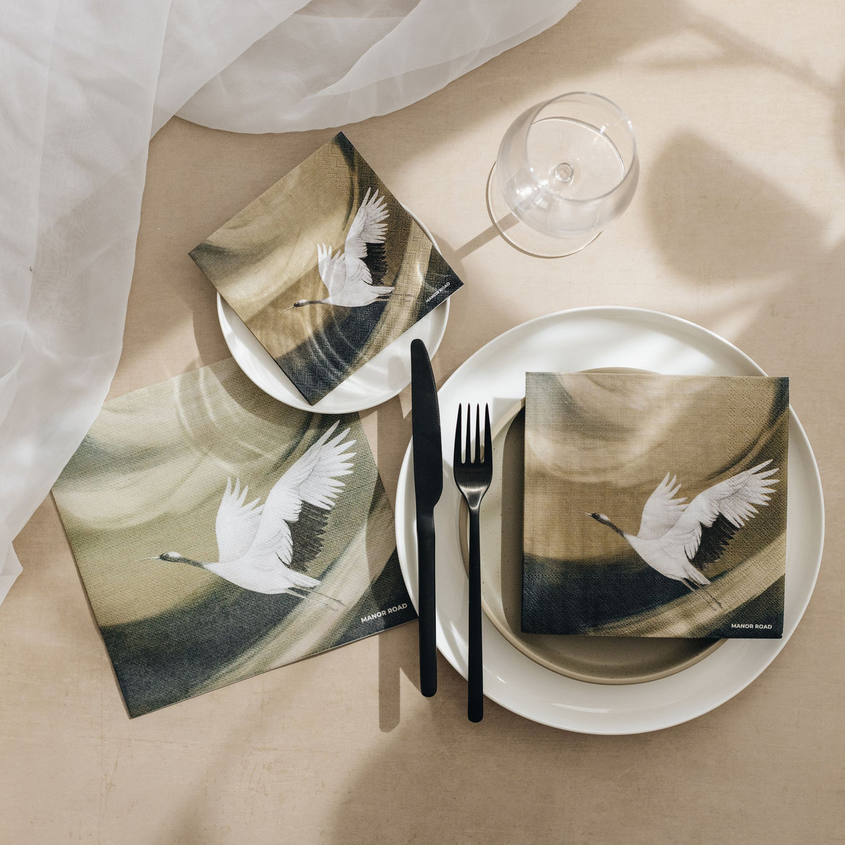 Manor Road Nature's Palette Dinner Napkins